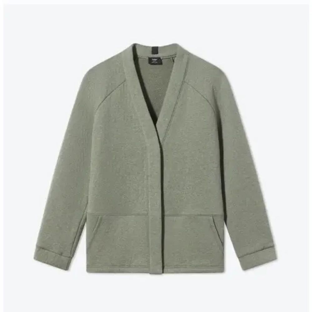 Lahgo Lunya Restore Double Faced Cardigan in Humble Green Size Large Men